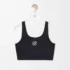 Seamless bra in technical jersey Black Seamless bra in technical jersey Black