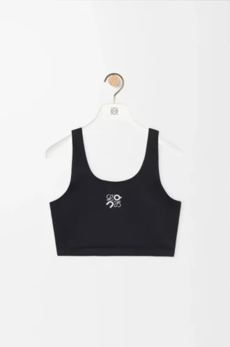 Seamless bra in technical jersey Black Seamless bra in technical jersey Black