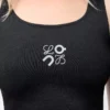 Seamless bra in technical jersey Black Seamless bra in technical jersey Black