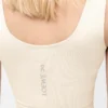 Seamless bra in technical jersey Ivory Seamless bra in technical jersey Ivory
