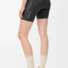 Seamless shorts in technical jersey Black