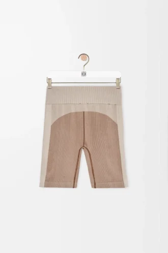 Seamless shorts in technical jersey Ivory Seamless shorts in technical jersey Ivory