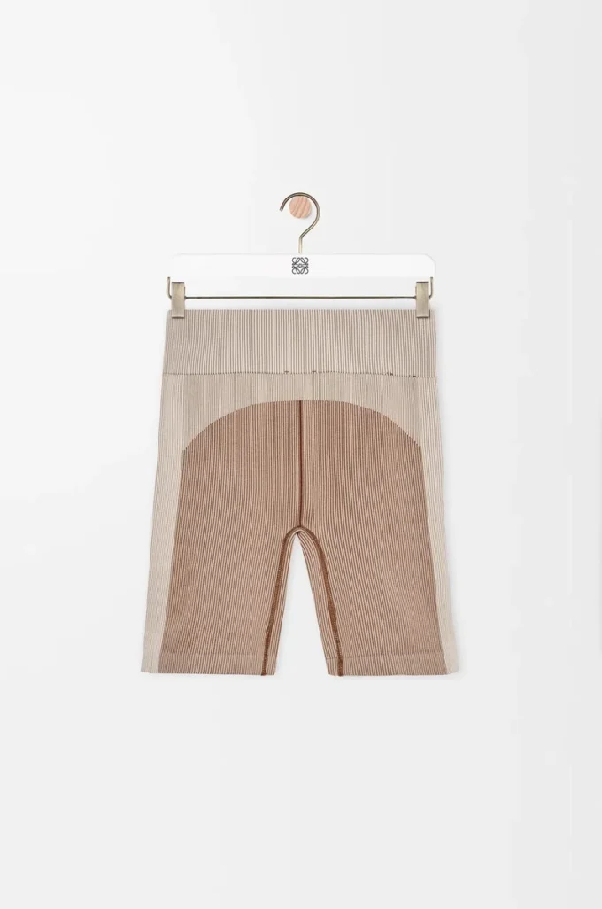 Seamless shorts in technical jersey Ivory Seamless shorts in technical jersey Ivory
