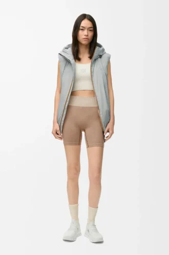 Seamless shorts in technical jersey Ivory Seamless shorts in technical jersey Ivory