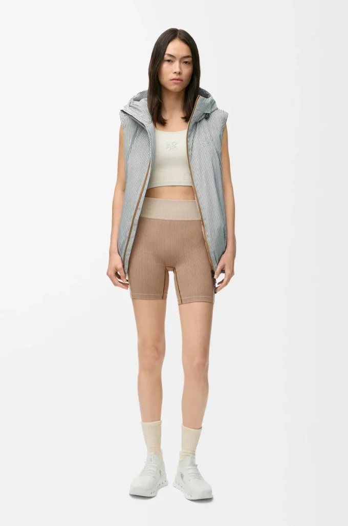 Seamless shorts in technical jersey Ivory Seamless shorts in technical jersey Ivory