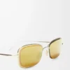 Seashell sunglasses Gold