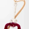 Seated Acrobat pendant in sterling silver and crystals Silver/Burgundy Seated Acrobat pendant in sterling silver and crystals Silver/Burgundy