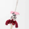 Seated Acrobat pendant in sterling silver and crystals Silver/Burgundy Seated Acrobat pendant in sterling silver and crystals Silver/Burgundy