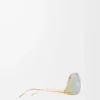 Shield Mask sunglasses Gold