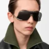 Shield Mask sunglasses Smoke