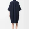 Shirt dress in cotton Navy Blue Shirt dress in cotton Navy Blue