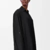 Shirt dress in silk Black Shirt dress in silk Black