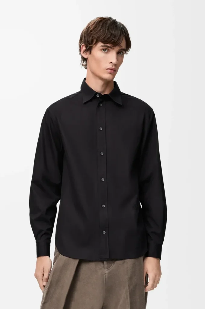 Shirt in cotton Black Shirt in cotton Black