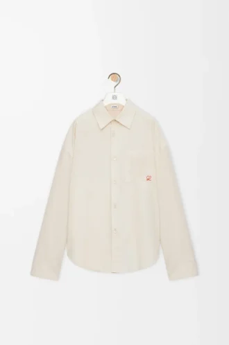 Shirt in cotton Ecru