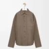 Shirt in cotton Khaki Brown