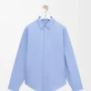 Shirt in cotton Light Blue Shirt in cotton Light Blue