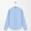 Shirt in cotton Light Blue Shirt in cotton Light Blue