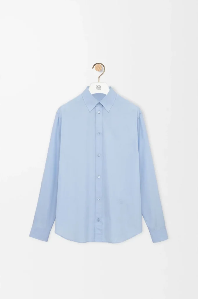 Shirt in cotton Light Blue Shirt in cotton Light Blue