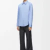 Shirt in cotton Light Blue Shirt in cotton Light Blue