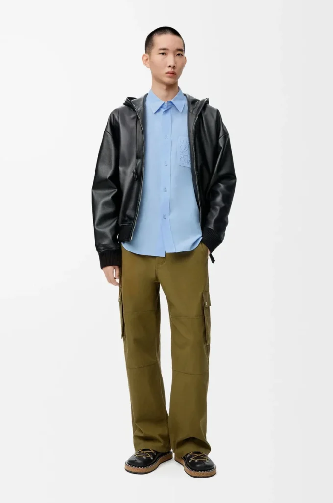 Shirt in cotton Light Blue Shirt in cotton Light Blue