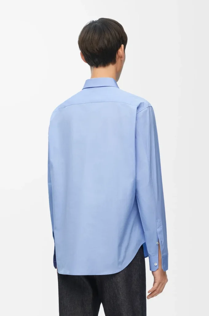 Shirt in cotton Light Blue Shirt in cotton Light Blue