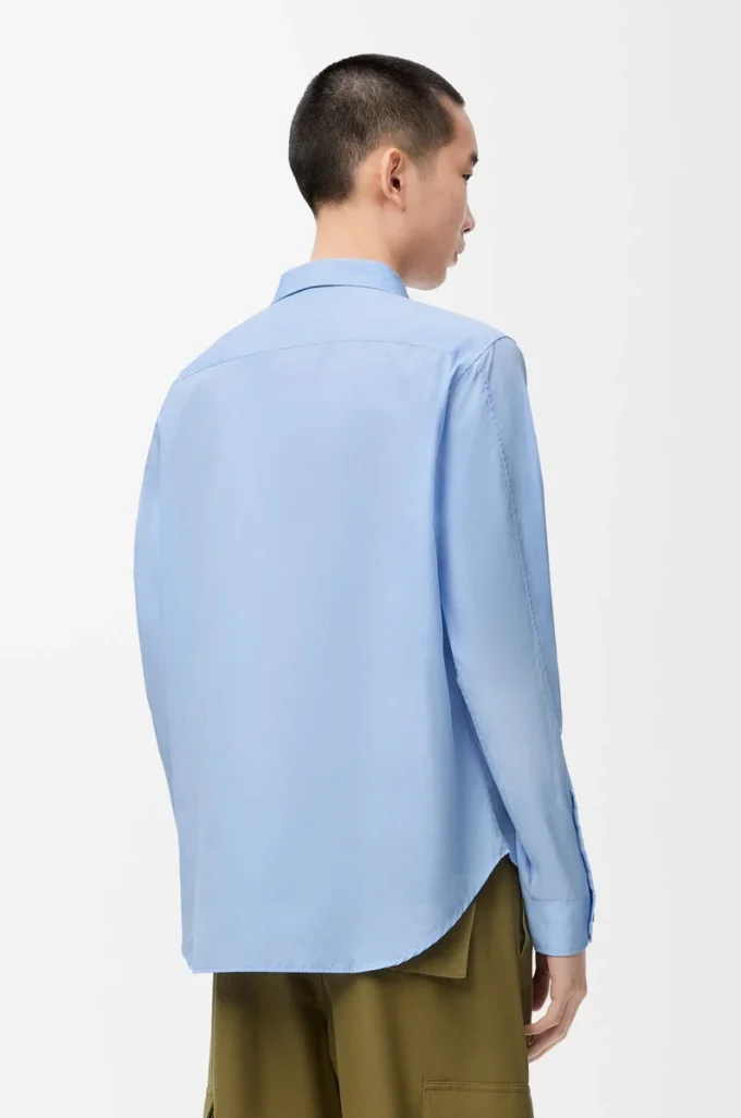 Shirt in cotton Light Blue Shirt in cotton Light Blue