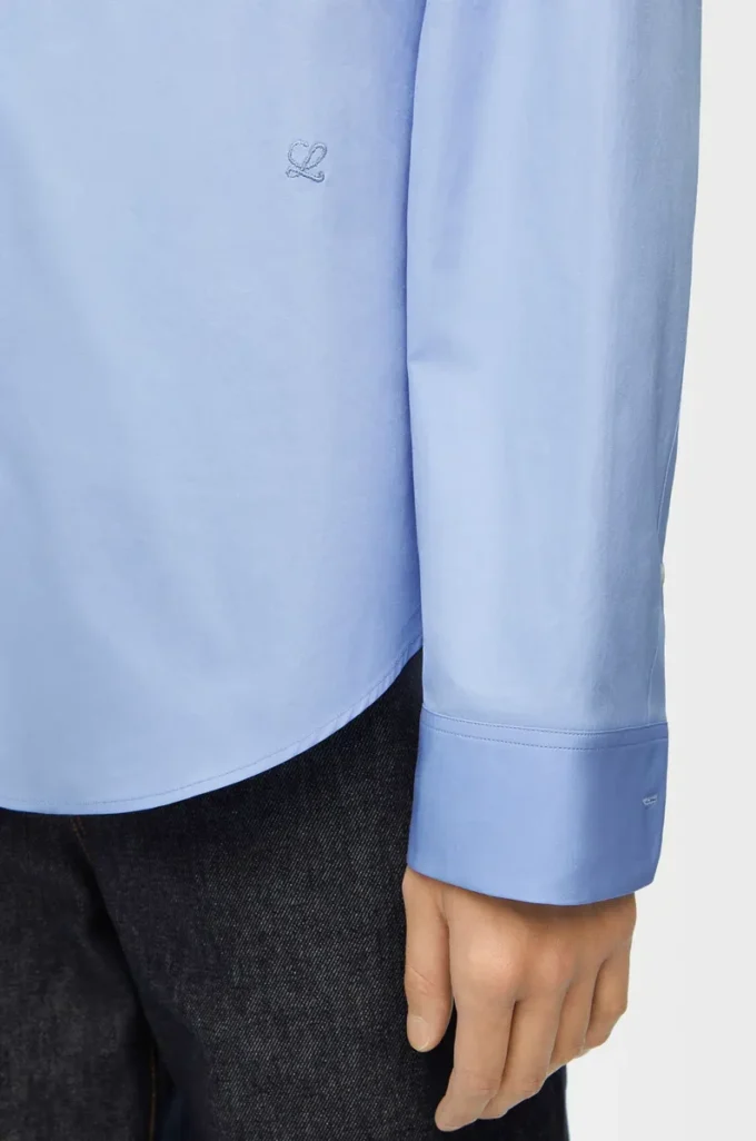 Shirt in cotton Light Blue Shirt in cotton Light Blue