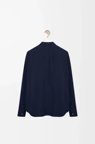 Shirt in cotton Navy Blue Shirt in cotton Navy Blue
