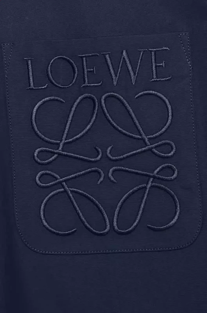 Shirt in cotton Navy Blue Shirt in cotton Navy Blue