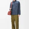 Shirt in cotton Washed Blue Shirt in cotton Washed Blue