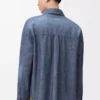 Shirt in cotton Washed Blue Shirt in cotton Washed Blue