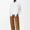 Shirt in cotton White/Multicolor