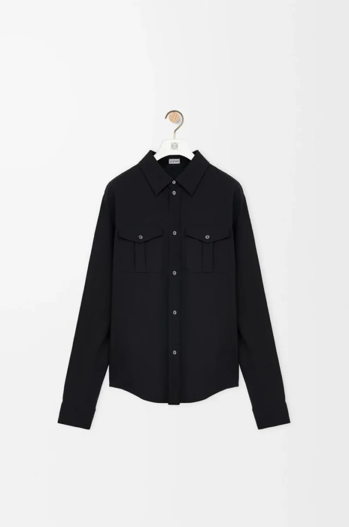 Shirt in viscose blend Black Shirt in viscose blend Black