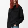 Shirt in viscose blend Black Shirt in viscose blend Black