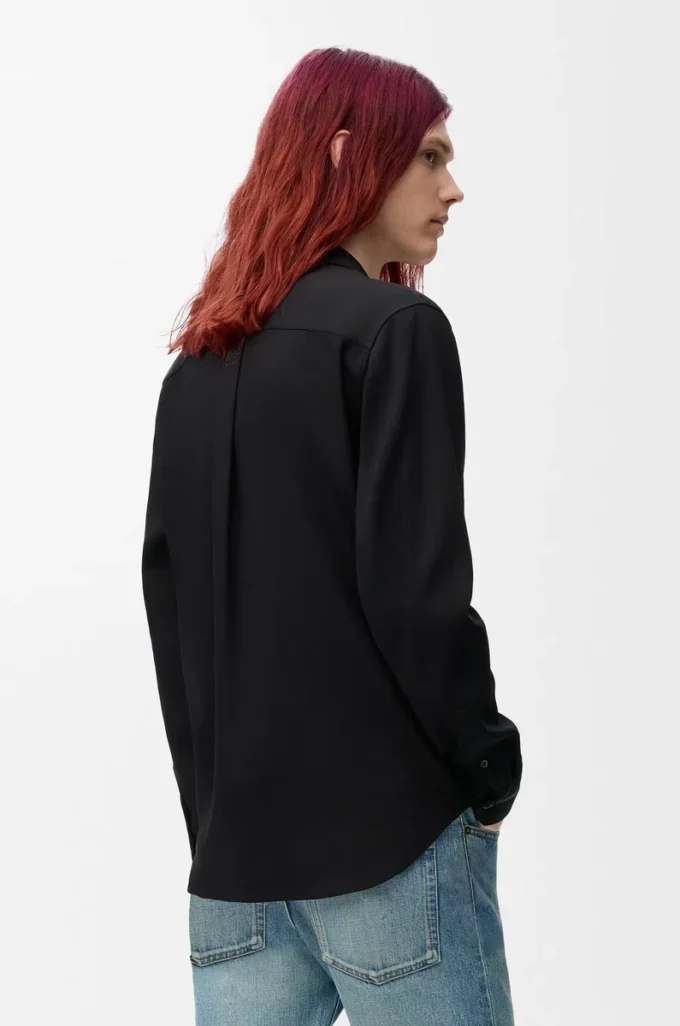 Shirt in viscose blend Black Shirt in viscose blend Black