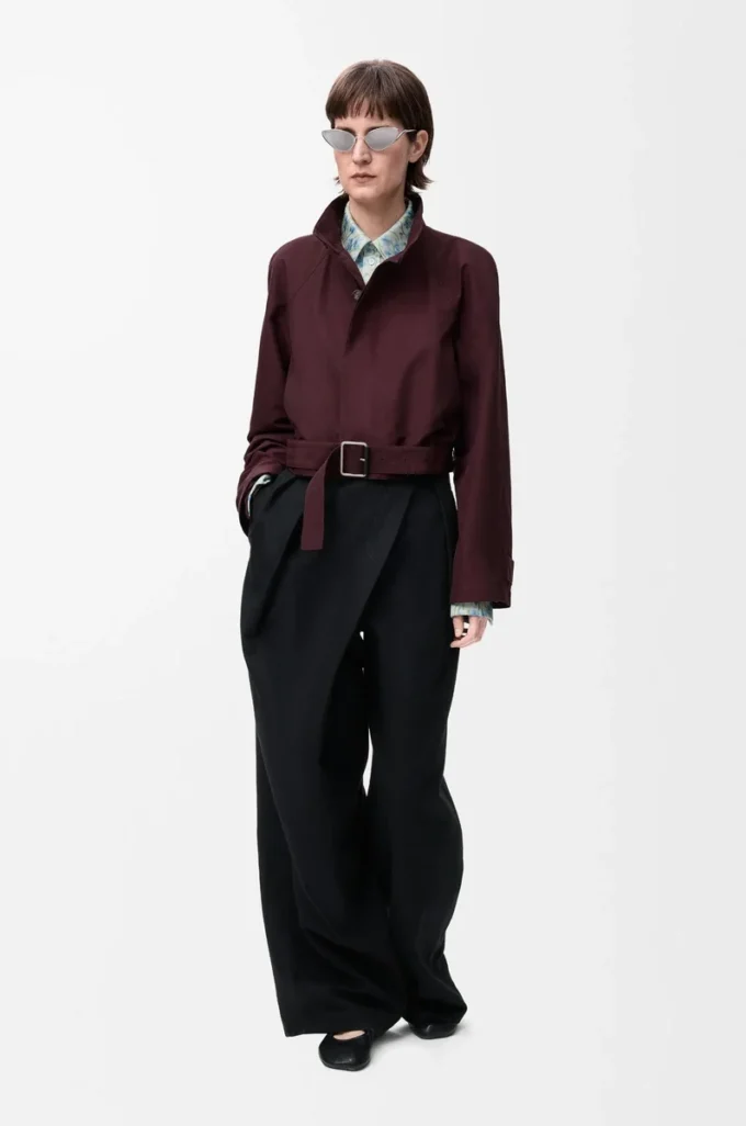 Shirt in viscose White/Blue Shirt in viscose White/Blue