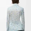 Shirt in viscose White/Blue Shirt in viscose White/Blue
