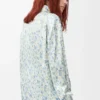 Shirt in viscose White/Blue