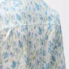 Shirt in viscose White/Blue Shirt in viscose White/Blue