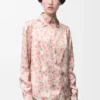 Shirt in viscose White/Pink Shirt in viscose White/Pink