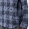 Shirt in wool and cotton Navy Blue