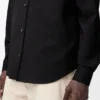 Shirt in wool Black
