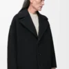 Short coat in wool Black Short coat in wool Black