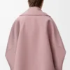 Short coat in wool Pink Short coat in wool Pink