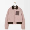 Short jacket in technical fabric Light Pink