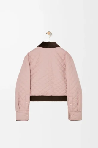 Short jacket in technical fabric Light Pink
