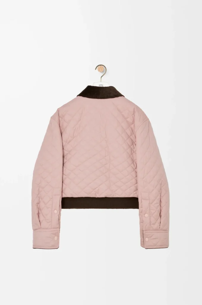 Short jacket in technical fabric Light Pink