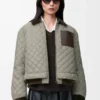 Short jacket in technical fabric Medium Grey Short jacket in technical fabric Medium Grey