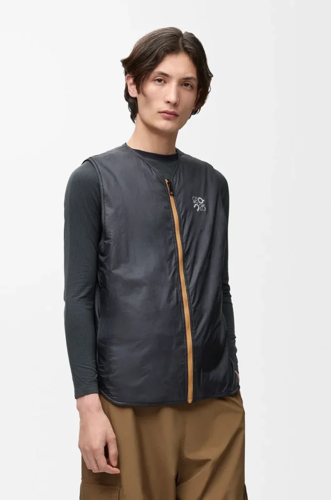 Short parka in technical cotton Lilac Short parka in technical cotton Lilac