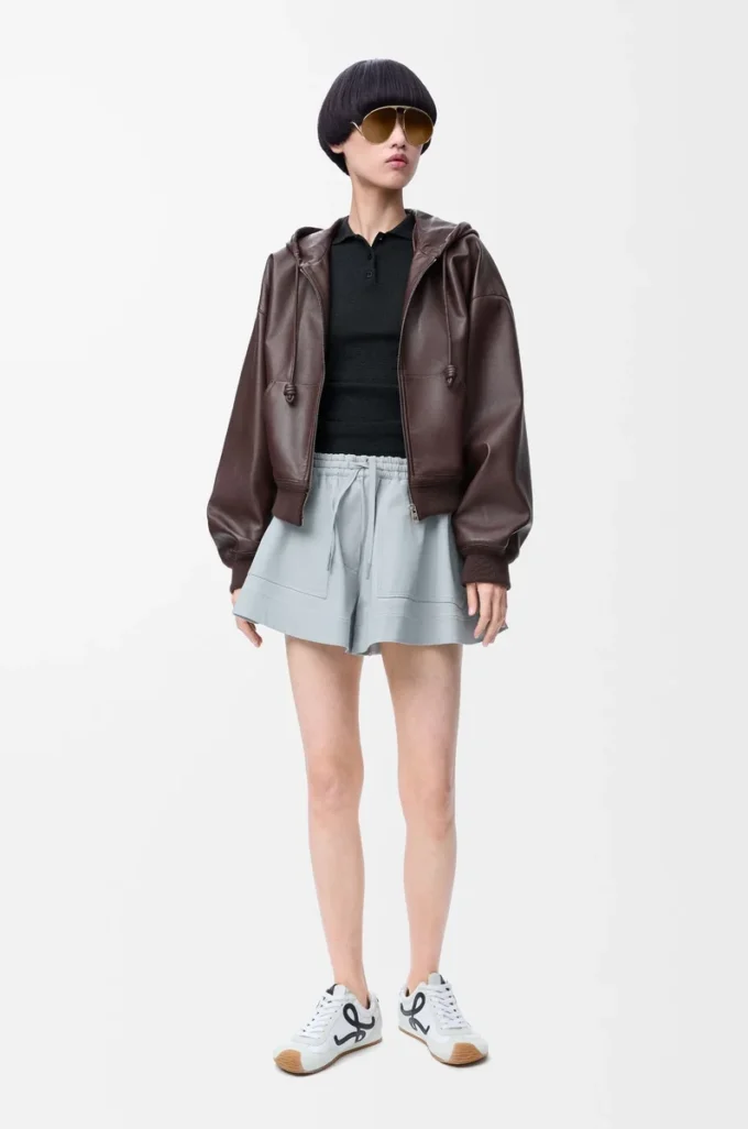 Short sleeve polo sweater in cashmere and silk Black Short sleeve polo sweater in cashmere and silk Black